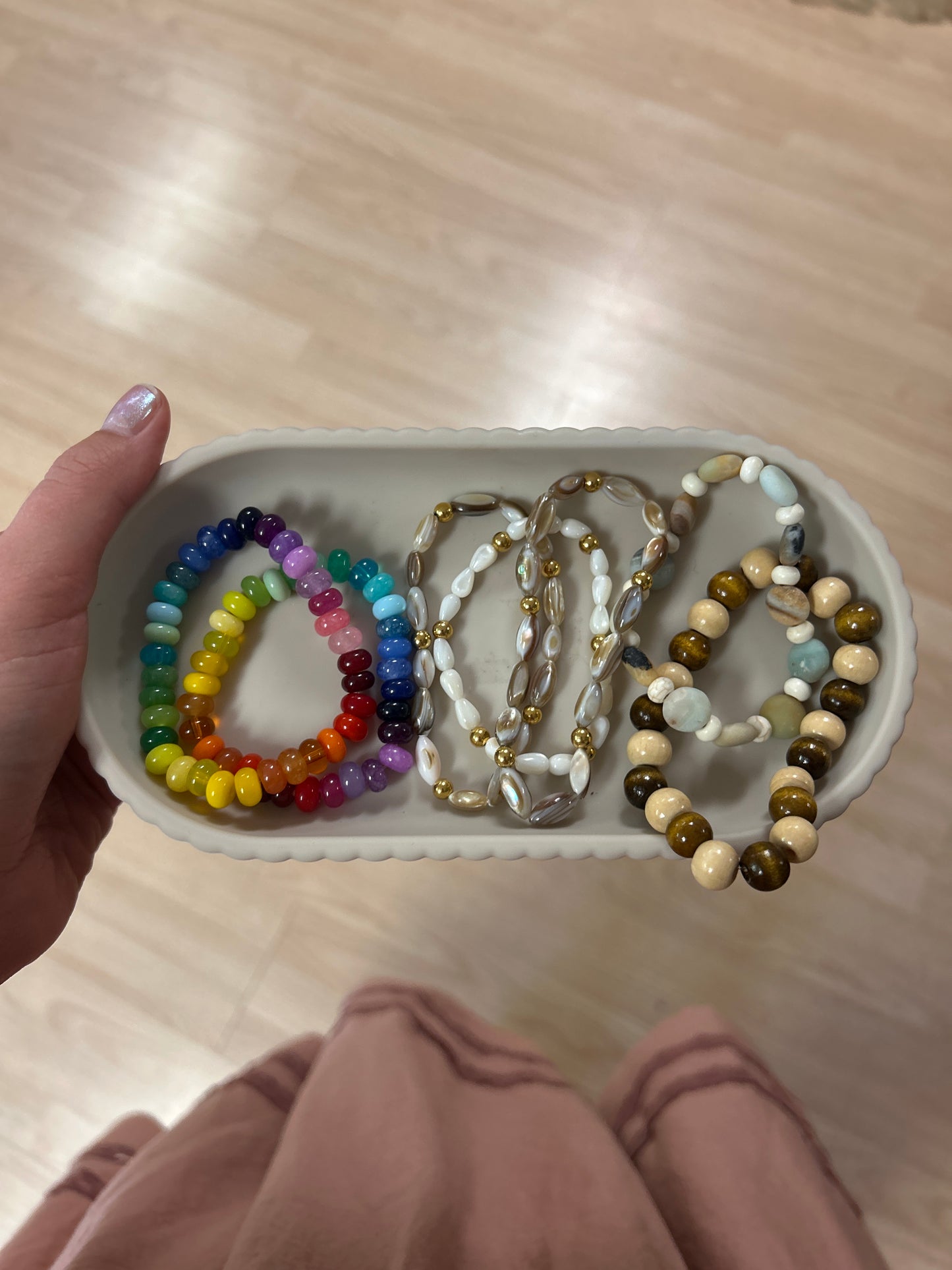 Wooden Bead Bracelet
