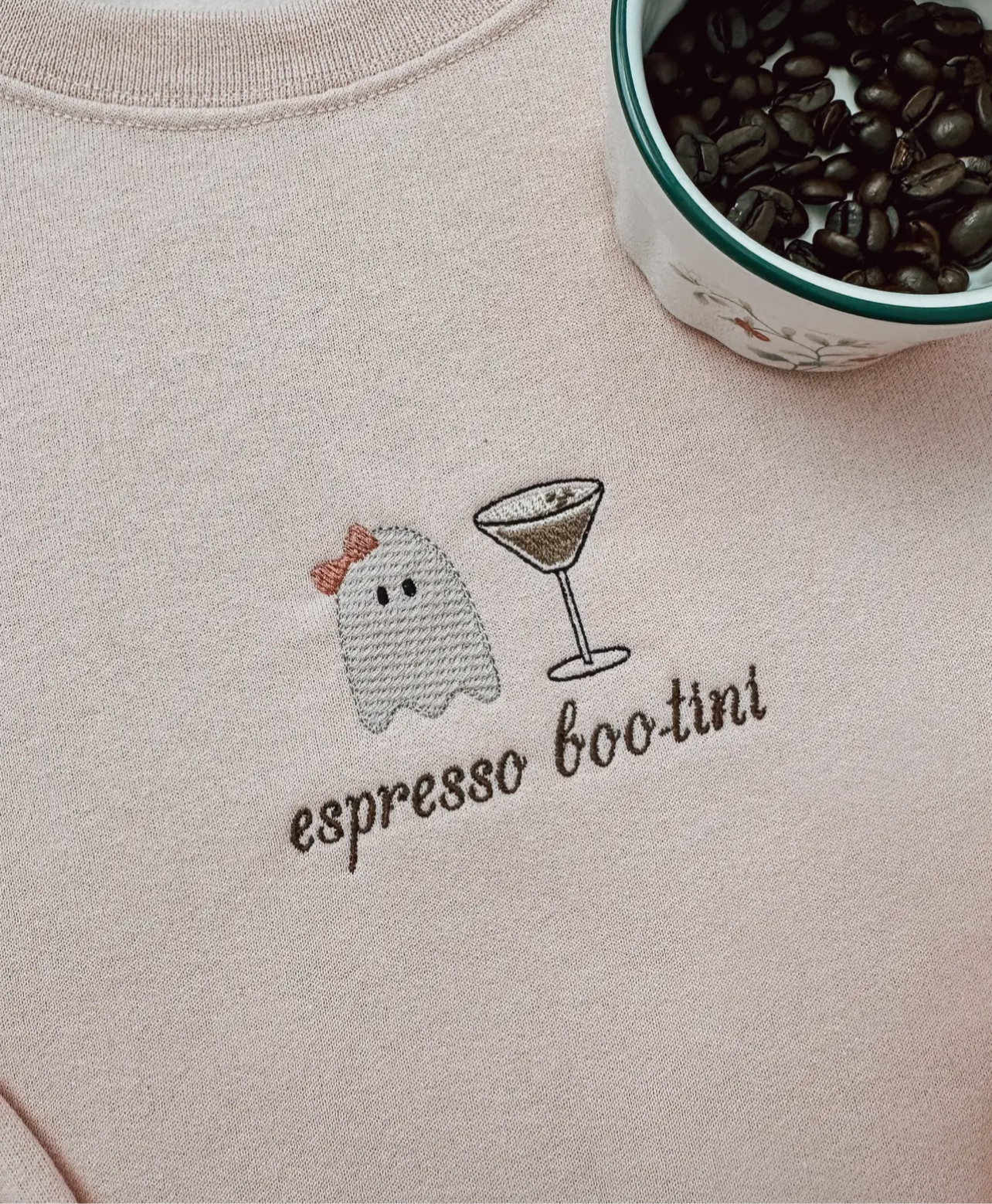 Espresso Boo~tini Crewneck