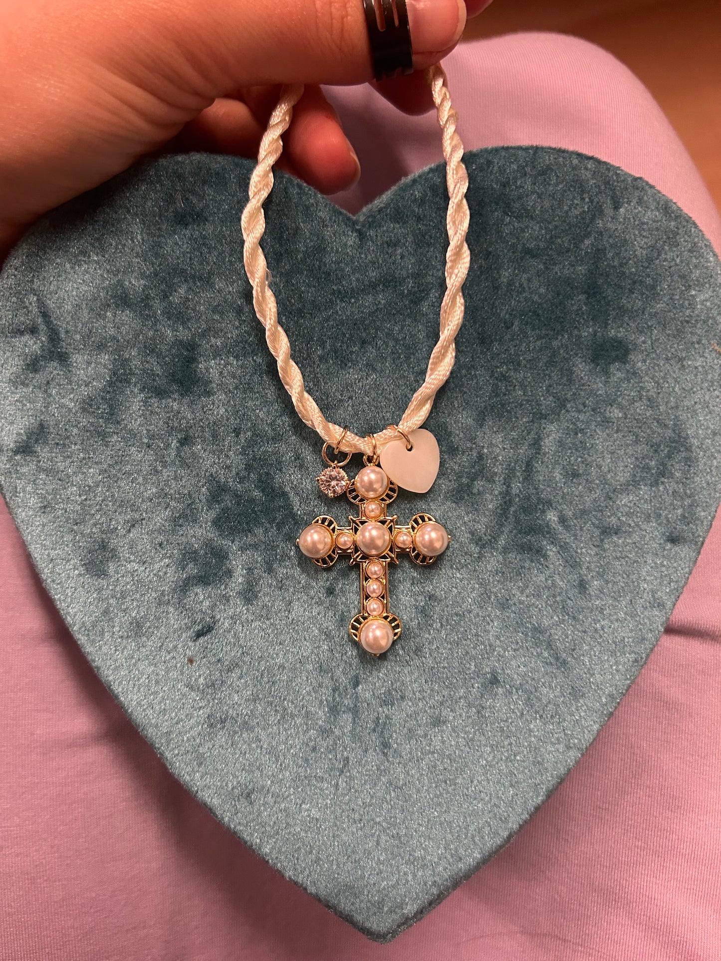 Custom Charm Necklace with Cord