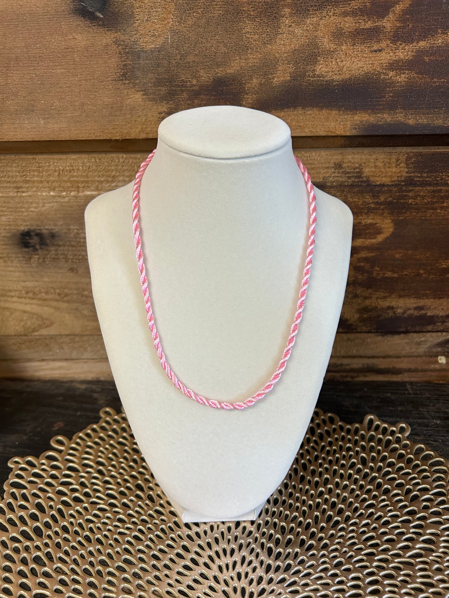 Custom Charm Necklace with Cord