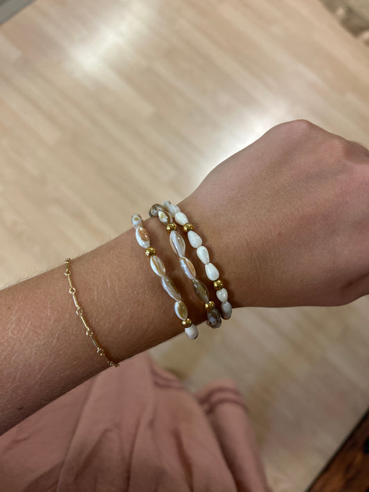 Shell Stack Bracelet