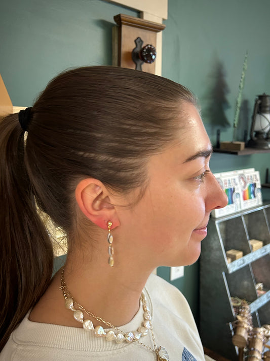 Taylor’s Shell Drop Earrings