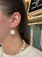 Golden Pearl Earrings
