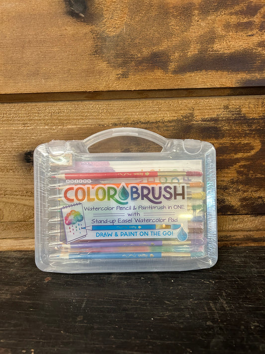 COLORBRUSH ON THE GO - watercolor 
pencil/paintbrush kit