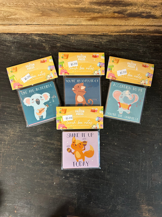 Lunch Box Notes - Musical Animals