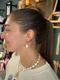 White Tulip Shell Earrings