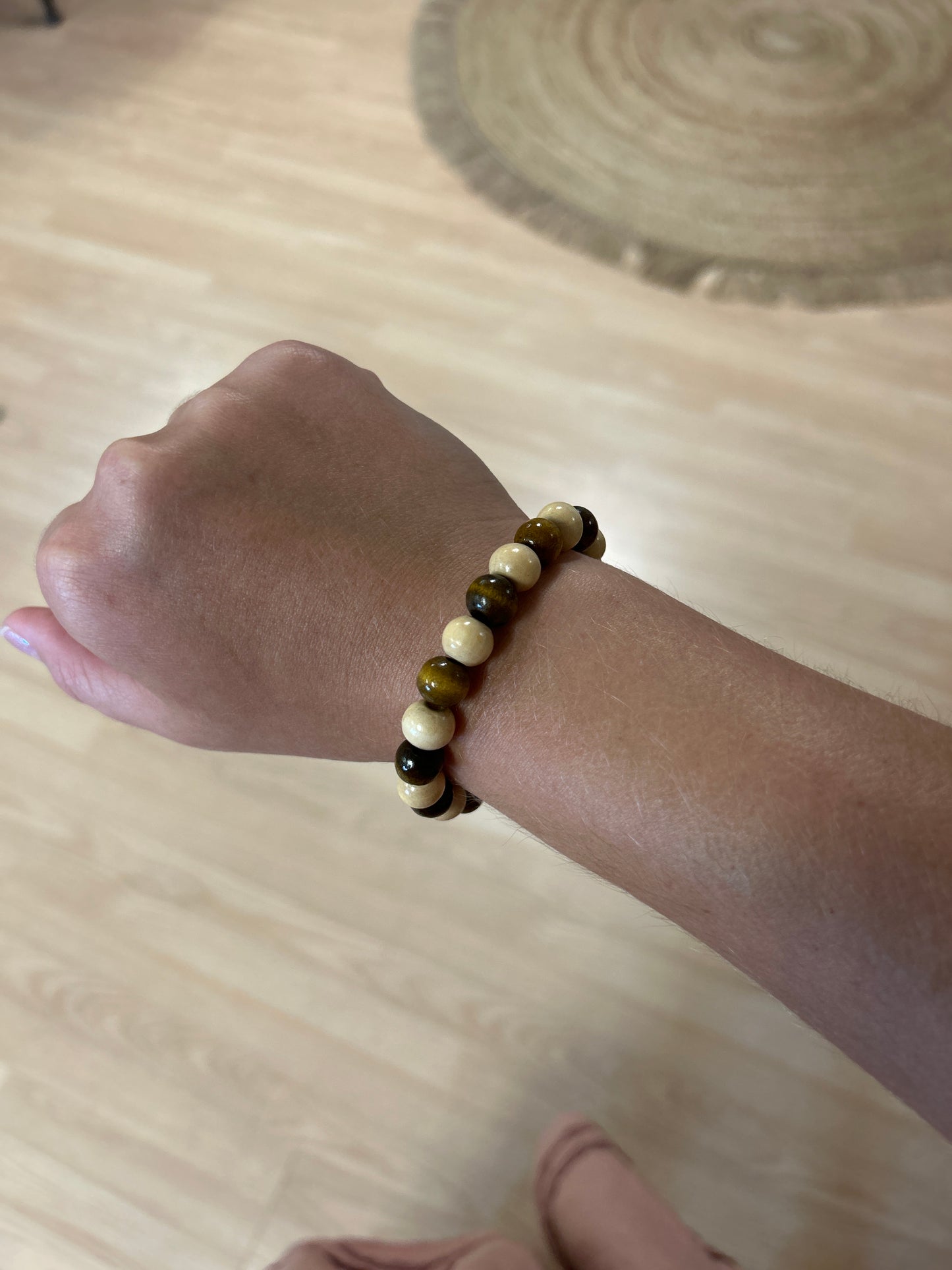 Wooden Bead Bracelet
