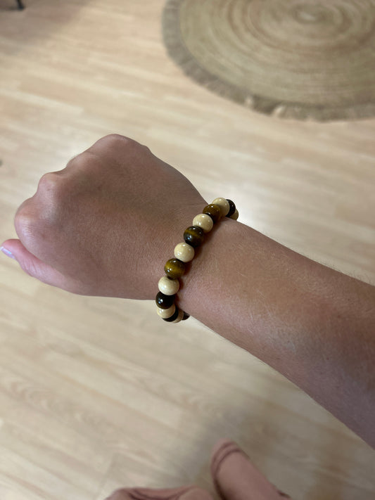 Wooden Bead Bracelet