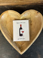 "If you were wine, you'd be fine" Cursive Birthday Card