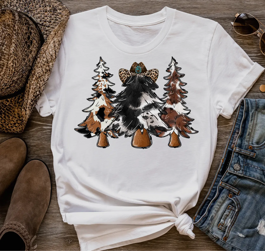 Western Cowhide Tree T-Shirt